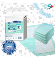Пелюшки одноразові 40см х 60см 30 шт. Soft Normal "Білосніжка"
