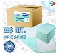 Пелюшки одноразові 40см х 60см 120 шт. Soft Normal "Білосніжка"