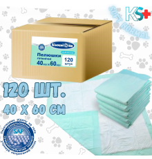 Пелюшки одноразові 40см х 60см 120 шт. Soft Normal "Білосніжка"