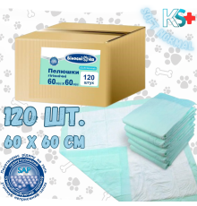 Пелюшки одноразові 60см х 60см 120 шт. Soft Normal "Білосніжка"