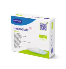 Сорбційна пов'язка RespoSorb Silicone 12,5см х 12,5см 1шт силіконова з суперабсорбуючим полімером