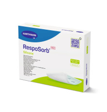 Сорбційна пов'язка RespoSorb Silicone 20см х 20см 1шт силіконова з суперабсорбуючим полімером