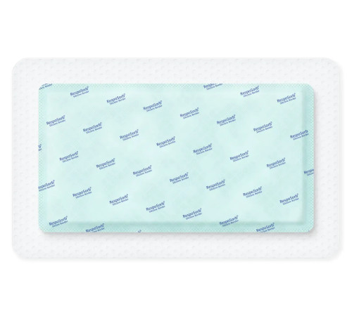 Сорбційна пов'язка RespoSorb Silicone Border 16см х 26см 1шт самоклеюча з суперабсорбуючим полімером
