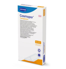 Пов'язка прозора плівкова з абсорбуючою подушечкою Cosmopor Transparent 10х25см 1шт