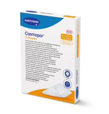 Пов'язкова плівкова прозора з абсорбуючою подушечкою Cosmopor Transparent 5х7,2см 1шт