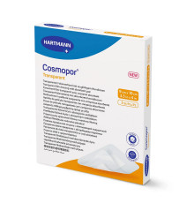 Пов'язка прозора плівкова з абсорбуючою подушечкою Cosmopor Transparent 9х10см 1шт