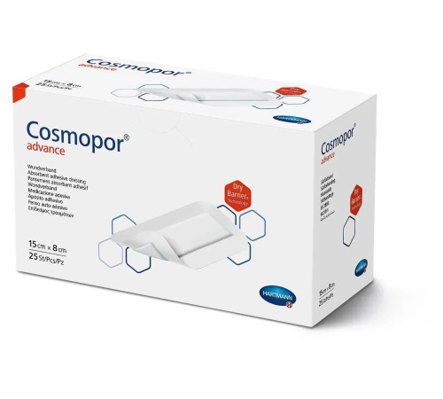 Повязка пластырная Cosmopor advance 15см x 8см 1шт