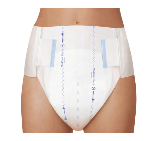 Підгузки для дорослих MoliCare Premium Elastic 8 крапель S 26шт з еластичними бічними вставками