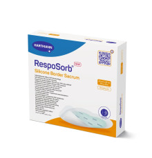 Сорбційна пов'язка RespoSorb Silicone Border Sacrum 23см х 23см 1шт самоклеюча суперабсорбуюча