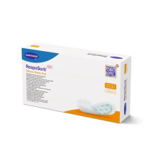 Сорбційна пов'язка RespoSorb Silicone Border Oval 12см х 23см 1шт самоклеюча суперабсорбуюча