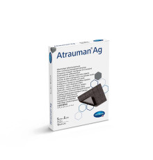 Повязка Atrauman Ag 5см x 5см 1шт, пропитанная серебром (Атрауман Аг 5см х 5см)