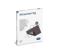 Повязка Atrauman Ag 10см x 10см 1шт, пропитанная серебром (Атрауман Аг 10см x 10см)