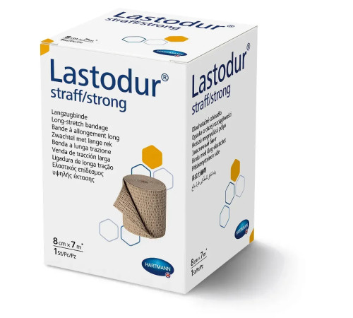 Бінт еластичний високої розтяжності Lastodur straff/strong 8см х 7м 1шт