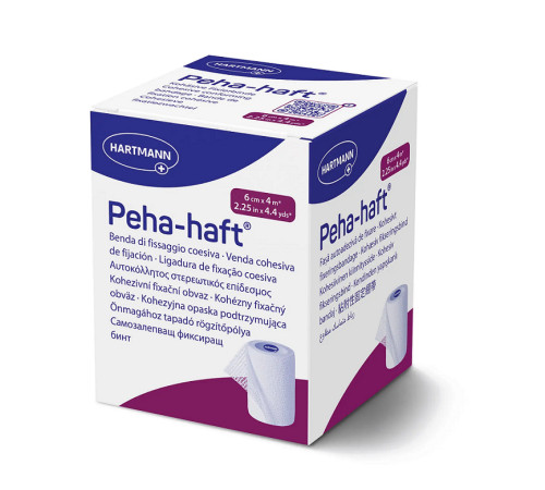 Бінт Peha-haft 6см х 4м 1шт когезивний фіксуючий