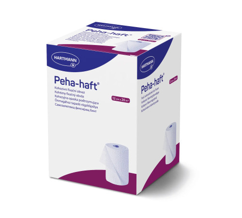 Бінт Peha-haft 12см х 20м 1шт когезивний фіксуючий