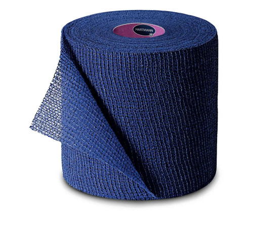 Бінт Peha-haft Color синій 8 см x 20 м 1шт когезивний фіксуючий