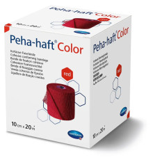 Бінт Peha-haft Color червоний 10 см x 20 м 1шт когезивний фіксуючий