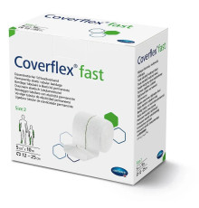 Постійно еластичний бинт трубчастий Coverflex fast Розмір 2 (5см х 10м) 1шт / Коверфлекс фаст