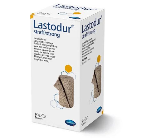 Бінт еластичний високої розтяжності Lastodur straff/strong 12см х 7м 1шт