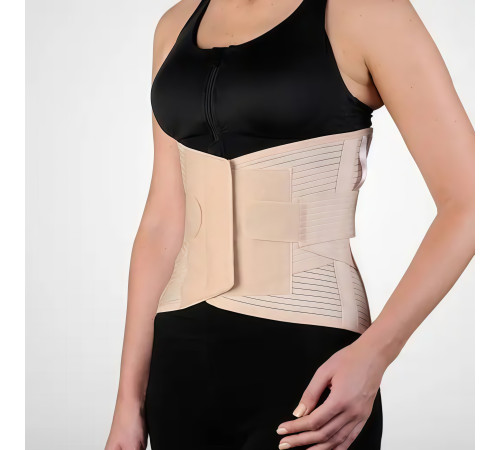 Корсет попереково-крижовий з 6 ребрами жорсткості, 32 см Ersamed SL-320K XL
