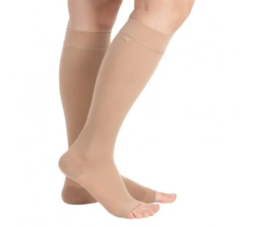 Гольфи компресійні 2-й клас Ersamed ERSA-509-1 1 розмір відкритий носок