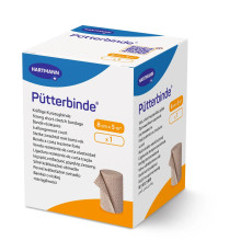 Бінт еластичний середньої розтяжності Putter binde 8см х 5м 1шт / Пюттер бінде компресійний