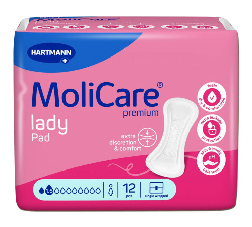 Прокладки урологічні MoliCare® Premium lady pad 1.5 краплі 14шт