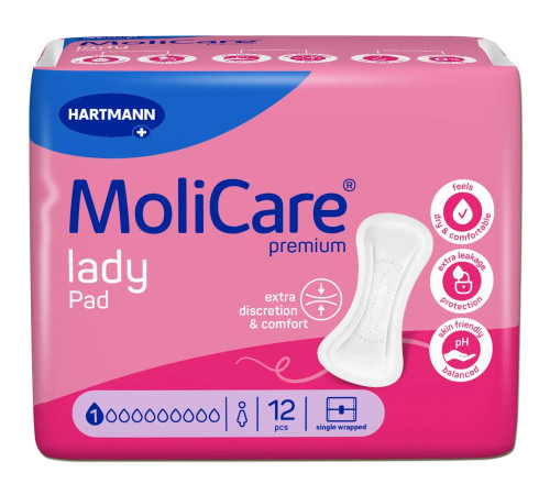 Прокладки урологічні MoliCare® Premium lady pad 1 крапля 14шт