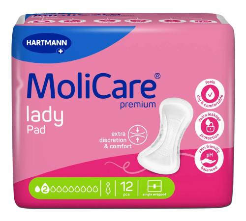 Прокладки урологічні MoliCare® Premium lady pad 2 краплі 14шт