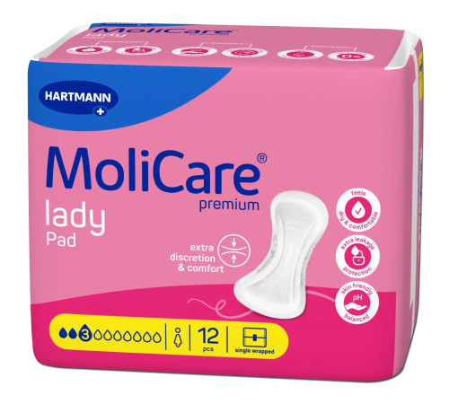 Прокладки урологічні MoliCare® Premium lady pad 3 краплі 14шт