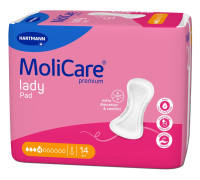 Прокладки урологічні MoliCare® Premium lady pad 4 краплі 14шт