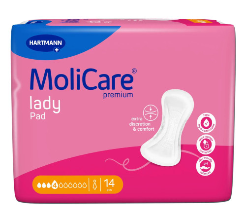 Прокладки урологічні MoliCare® Premium lady pad 4 краплі 14шт