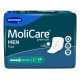 Прокладки урологічні для чоловіків MoliCare® Premium MEN PAD 5 крапель 14шт, V-подібної форми з манжетами