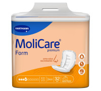 Прокладки анатомічної форми при нетриманні сечі та калу MoliCare Premium Form 4 краплі 32шт