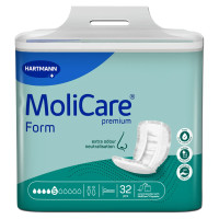 Прокладки анатомічної форми при нетриманні сечі та калу MoliCare Premium Form 5 крапель 32шт