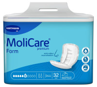 Прокладки анатомічної форми при нетриманні сечі та калу MoliCare Premium Form 6 крапель 32шт