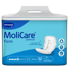 Прокладки анатомічної форми при нетриманні сечі та калу MoliCare Premium Form 6 крапель 32шт