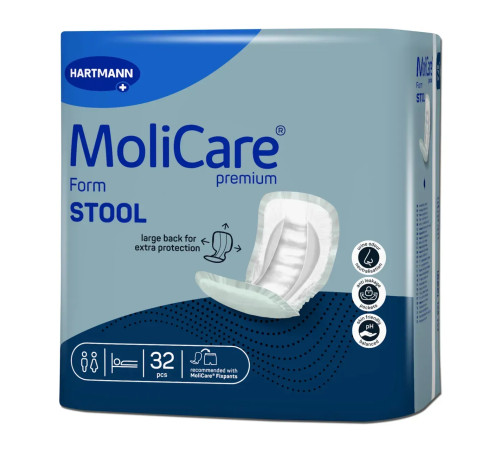 Прокладка анатомічної форми при нетриманні калу MoliCare Premium Form STOOL 32шт