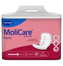 Прокладки анатомічної форми при нетриманні сечі та калу MoliCare Premium Form MoliCare Premium Form 7 капель 32шт