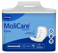 Прокладки анатомической формы при недержании мочи и кала MoliCare Premium Form 9 капель 16шт