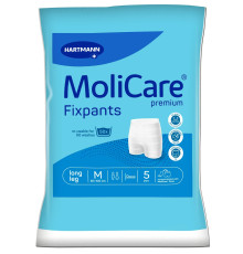 Еластичні сітчасті штанці для фіксації прокладок подовжені MoliCare Fixpants M 5 шт. 60-100 см
