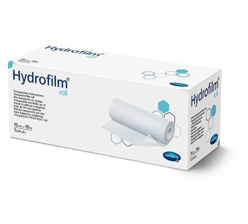 Пов'язка плівкова прозора Hydrofilm Roll 15см х 1м 1шт водонепроникна