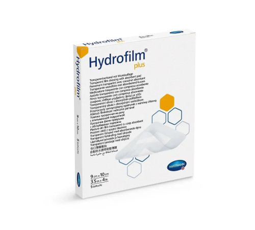 Пов'язка прозора плівкова з абсорбуючою подушечкою Hydrofilm Plus 9х10см 1шт