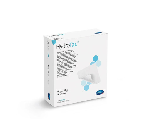 Пов'язка губчаста HydroTac 10см х 10см 1шт з гелевим покриттям (6858329)