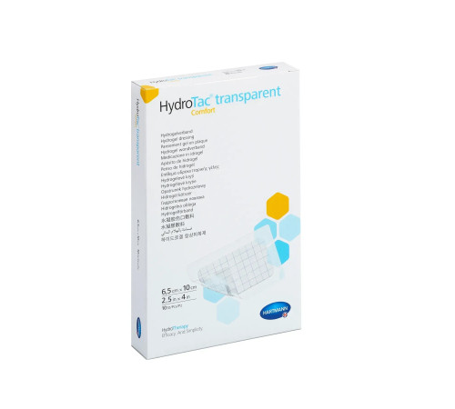 Гідрогелева пов'язка HydroTac transparent Comfort 6,5см x 10см 1шт 6859280
