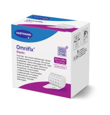 Пластир еластичний фіксуючий Omnifix Elastic 2,5см х 10м 2шт на нетканій основі