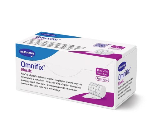 Пластырь эластичный фиксирующий Omnifix Elastic 10см х 2м 1шт на нетканой основе