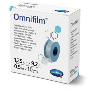 Пластир фіксуючий Omnifilm 1,25 см х 9.2м 1шт з прозорої плівки