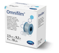 Пластырь фиксирующий Omnifilm 2,5 см х 9.2м 1шт из прозрачной пленки