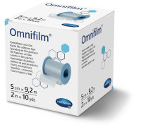 Пластир фіксуючий Omnifilm 5 см х 9.2м 1шт із прозорої плівки